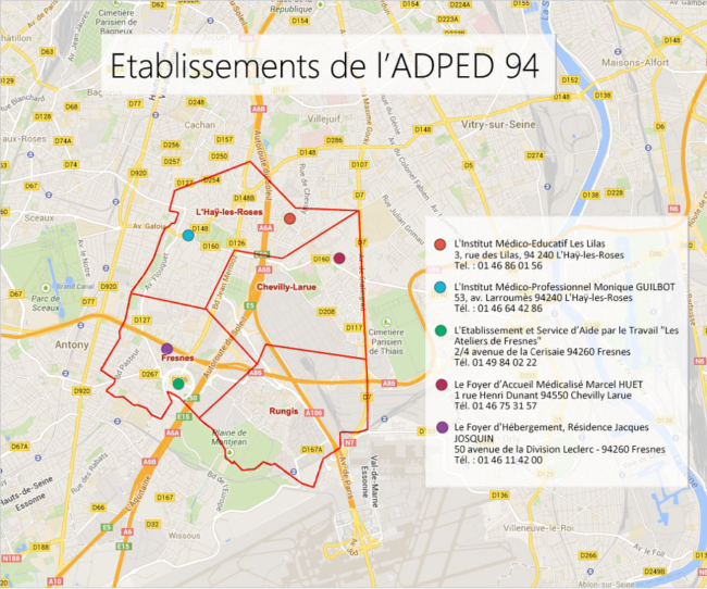 etablissements adped 94
